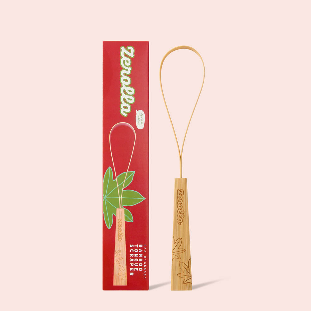 Tongue Scraper - Eco Bamboo Tongue Cleaning Tool for Fresh Breath