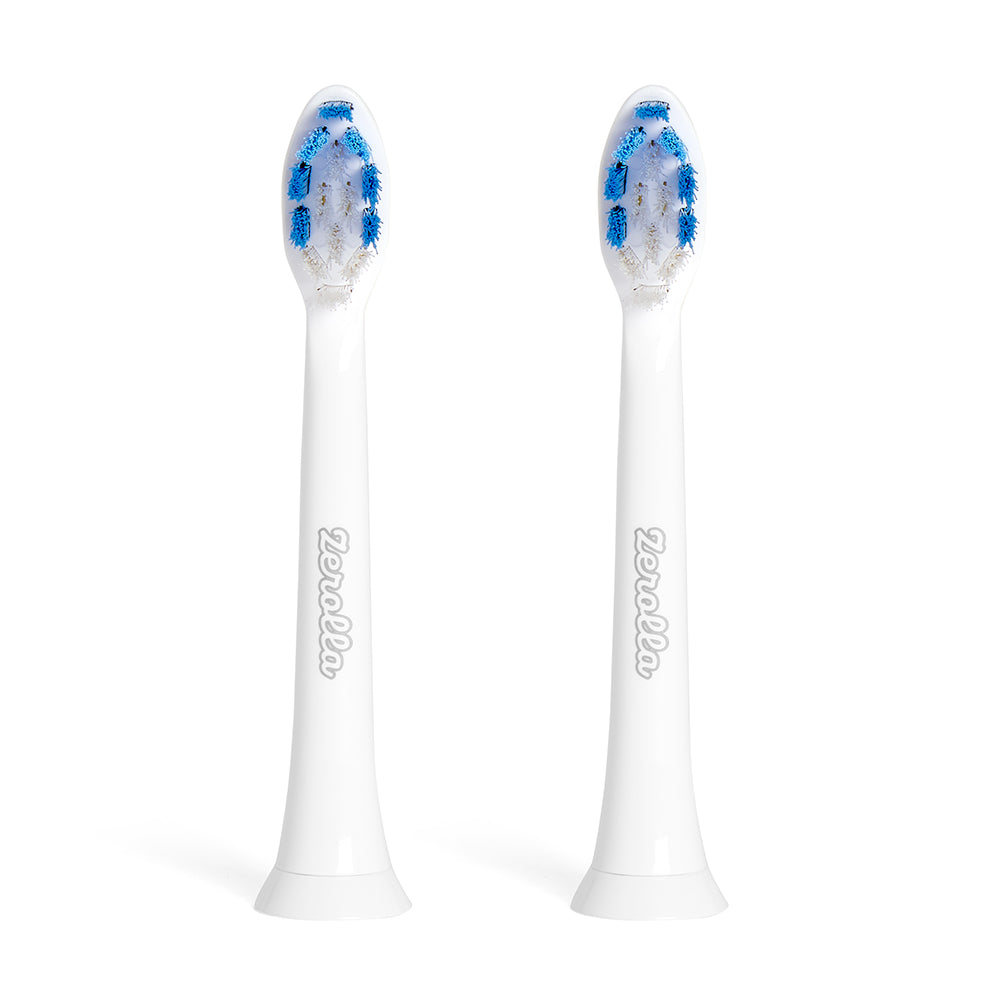 Eco electric sonic toothbrush with adjustable vibration speeds and plastic-free packaging