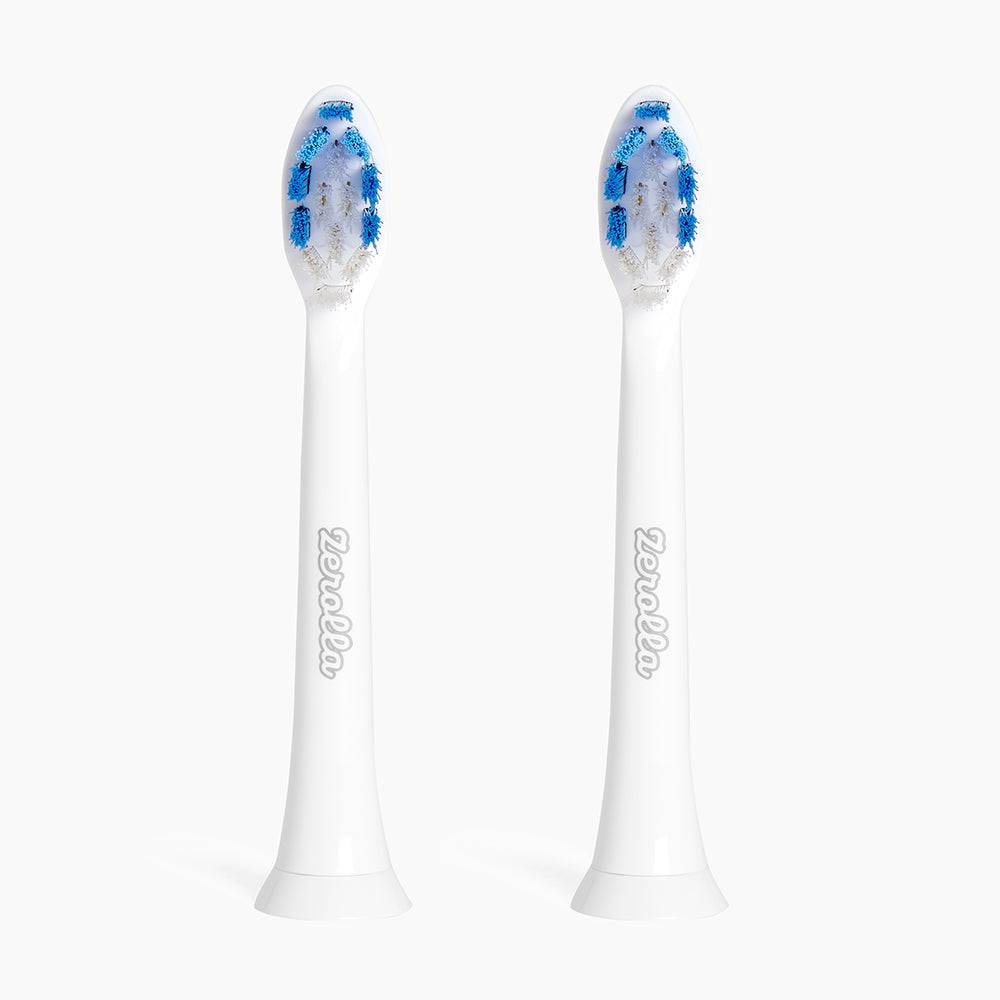 Eco electric sonic toothbrush with adjustable vibration speeds and plastic-free packaging