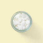 Eco Natural Mouthwash Tablets with Sodium Bicarbonate for fresh breath and oral health, plastic-free alternative