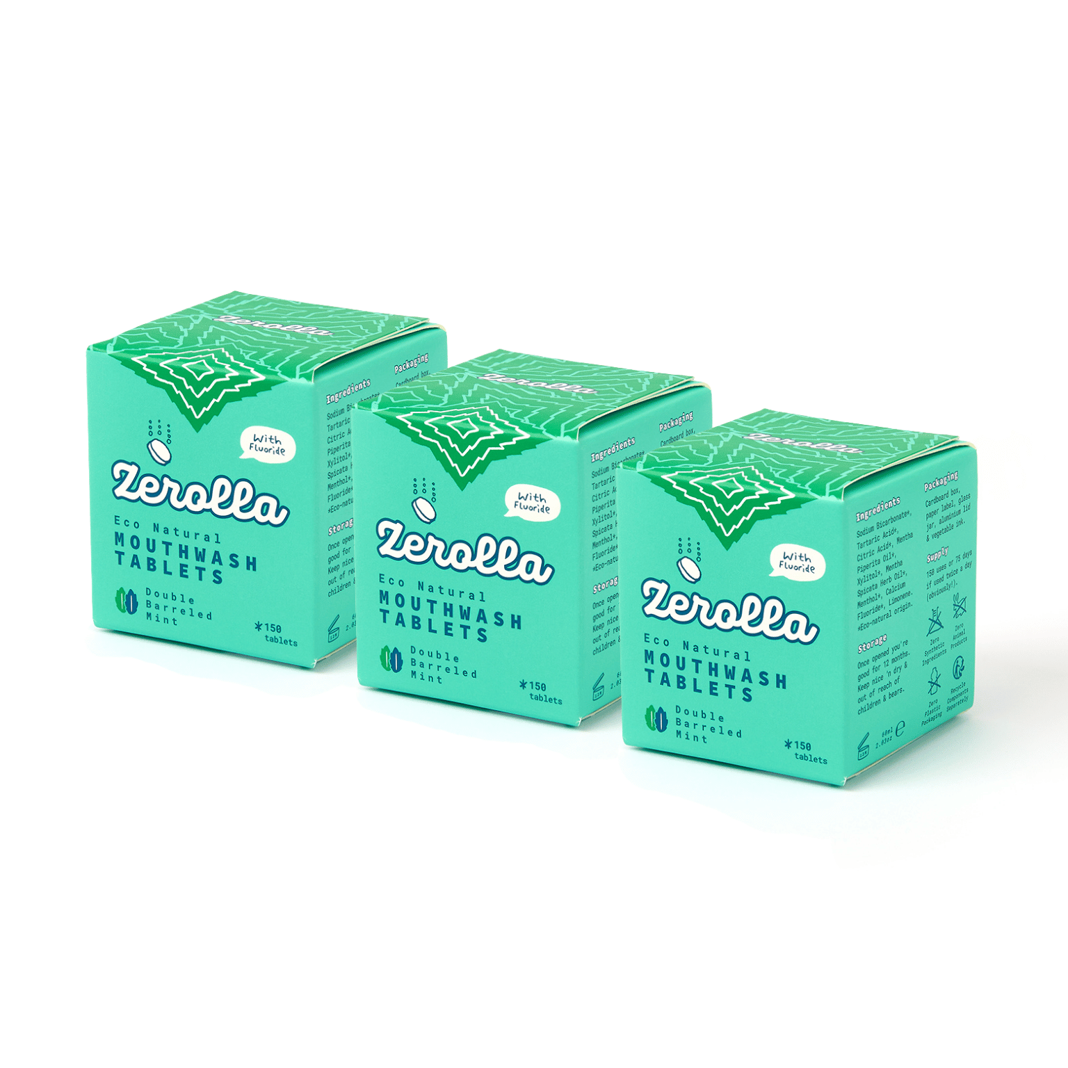 Natural Mouthwash Tablets - Double Mint