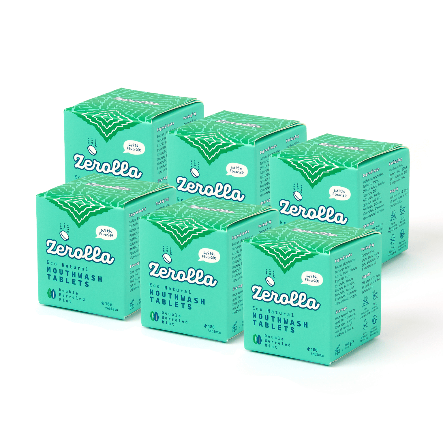 Natural Mouthwash Tablets - Double Mint