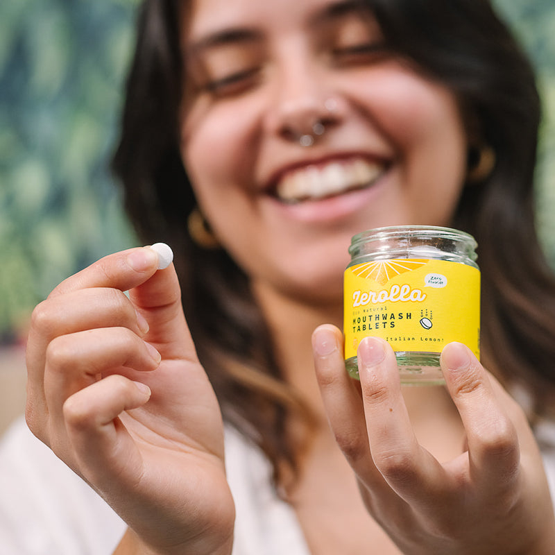 100% Natural Mouthwash Tablets - Italian Lemon