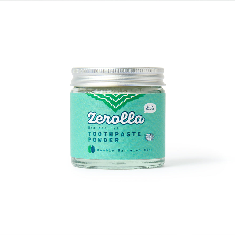 Eco Natural Toothpaste Powder with mineral-rich natural ingredients for whitening and plaque removal