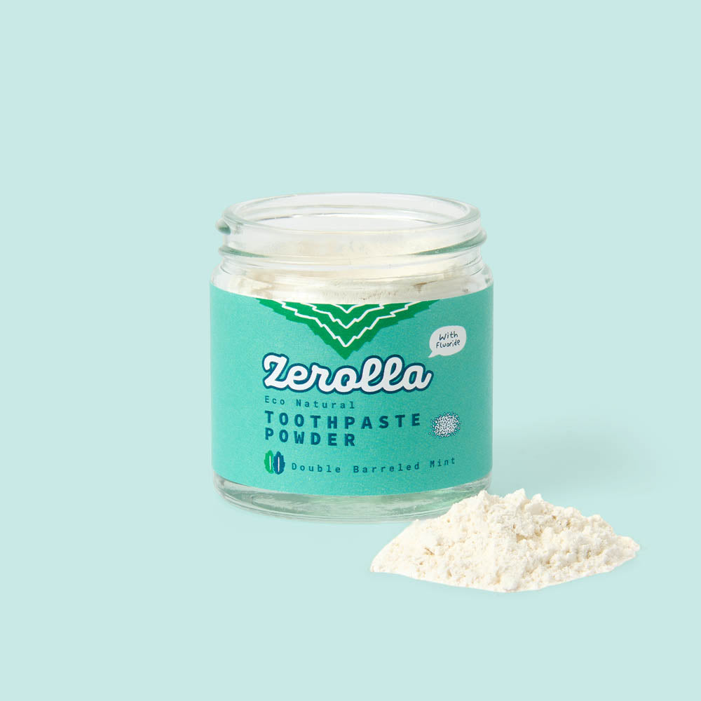 Eco Natural Toothpaste Powder with mineral-rich natural ingredients for whitening and plaque removal