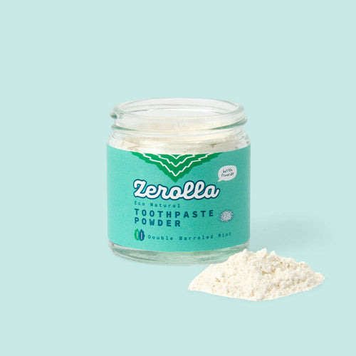 Eco Natural Toothpaste Powder with mineral-rich natural ingredients for whitening and plaque removal