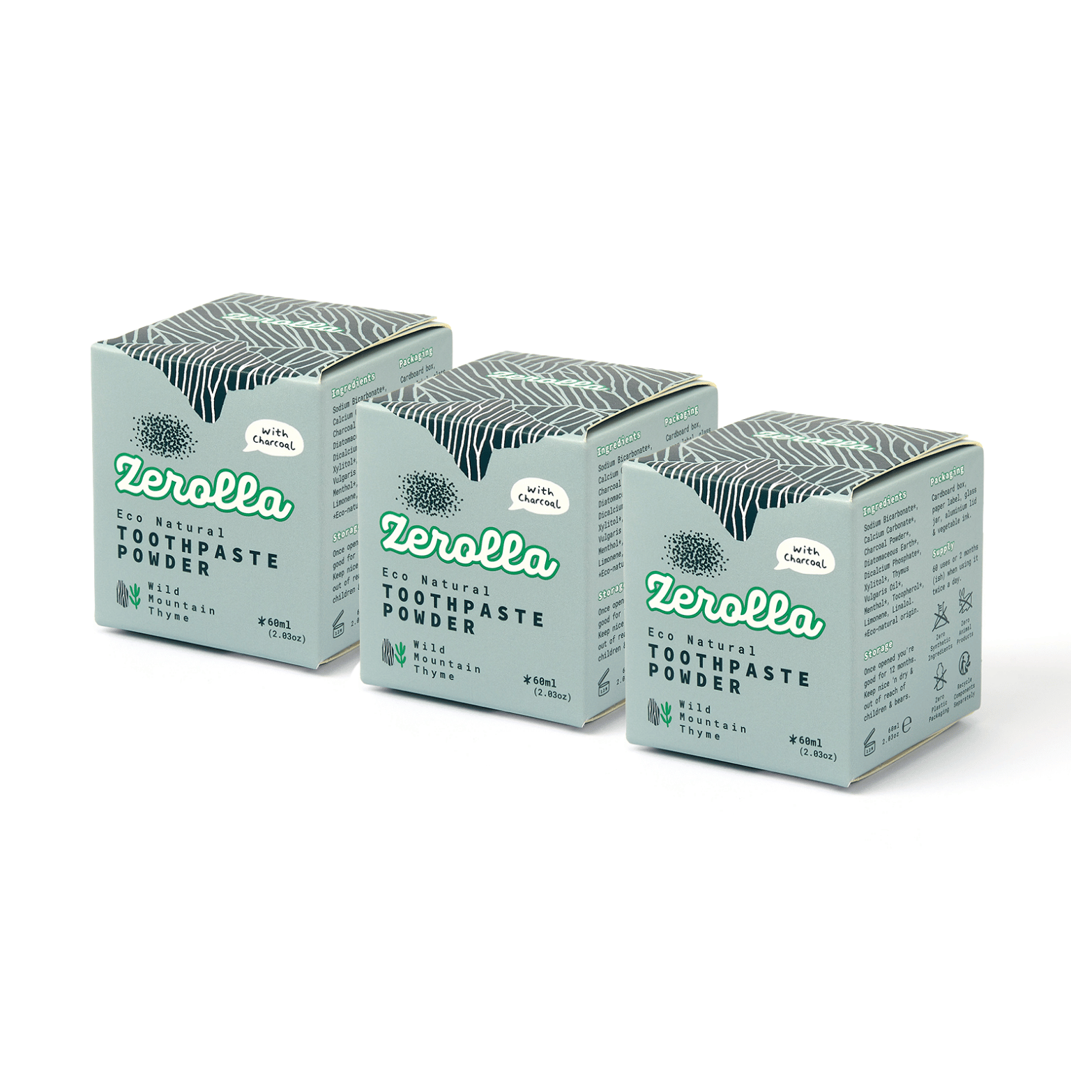 Natural Toothpowder - Charcoal Thyme