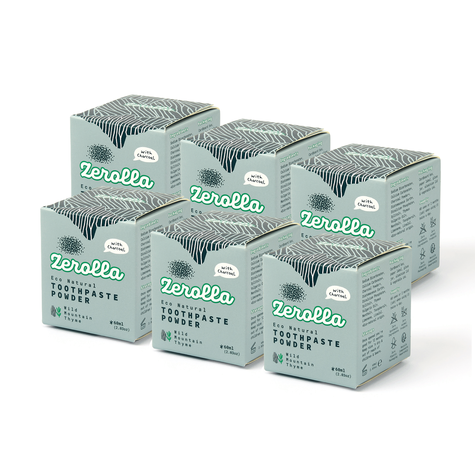 Natural Toothpowder - Charcoal Thyme