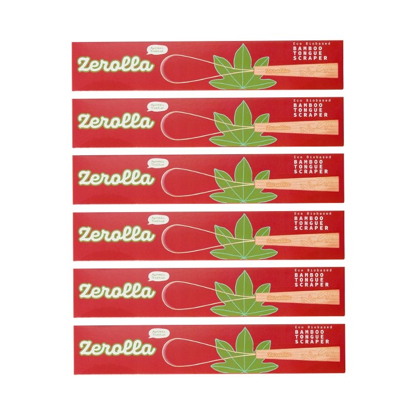 Eco Biobased Bamboo Tongue Scraper - Zerolla