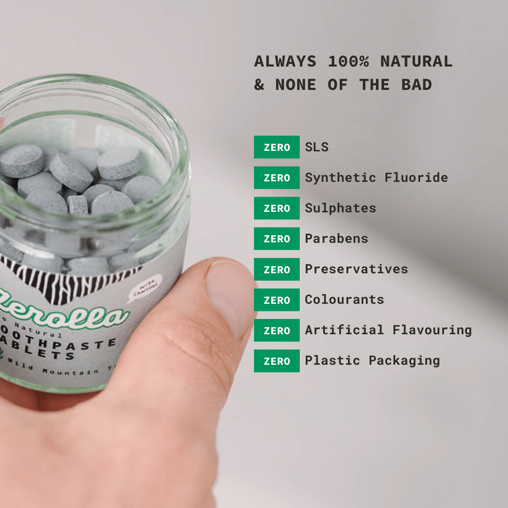 Eco Natural Toothpaste Tablets - Zerolla